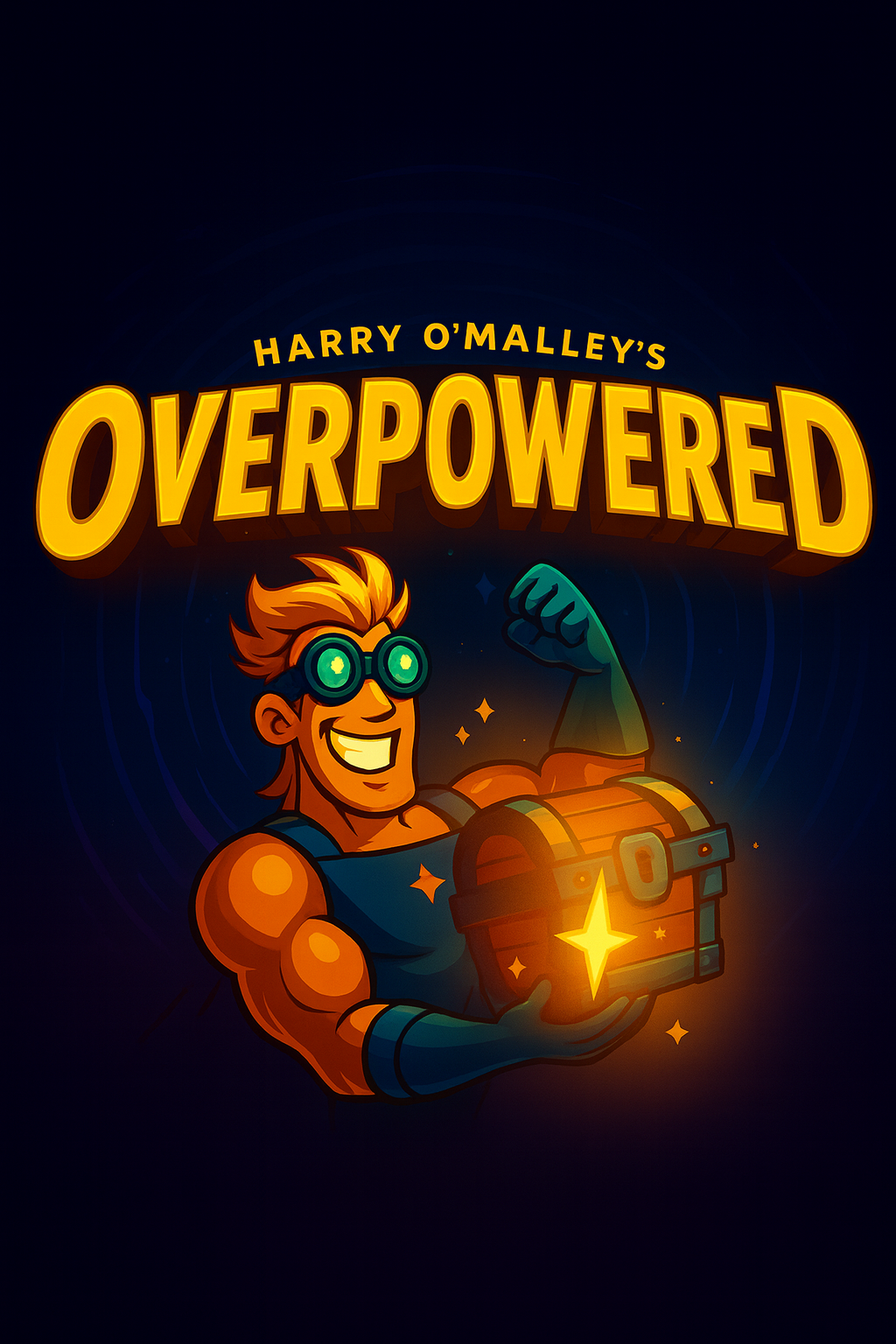cover for Overpowered series